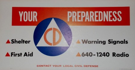 Your Preparedness Civil Defense Car Card 1960