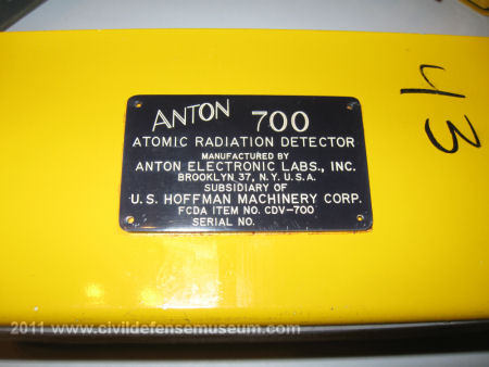 CD V-700 Anton Model 5 Prototype Case Bottom Side Plate