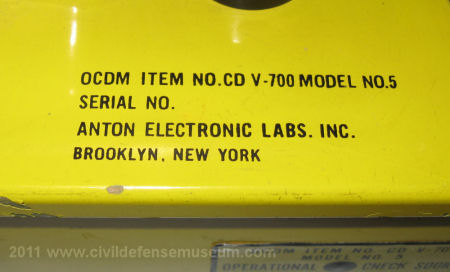 Anton CD V-700 Prototype Upper Case Identification