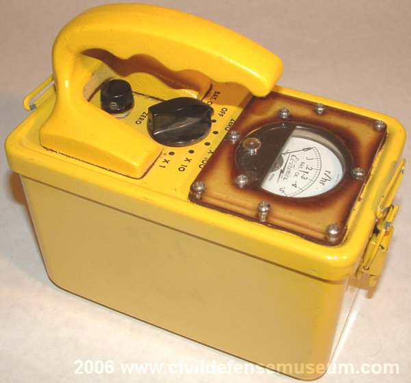 Victoreen CDV 710 Model 3 Radiation Survey Meter Geiger Counter 