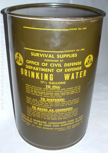 Fallout Shelter Water Barrel