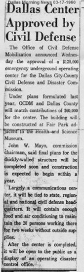 3-17-1960 Dallas News Article