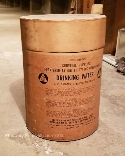 Fiberboard Water Drum